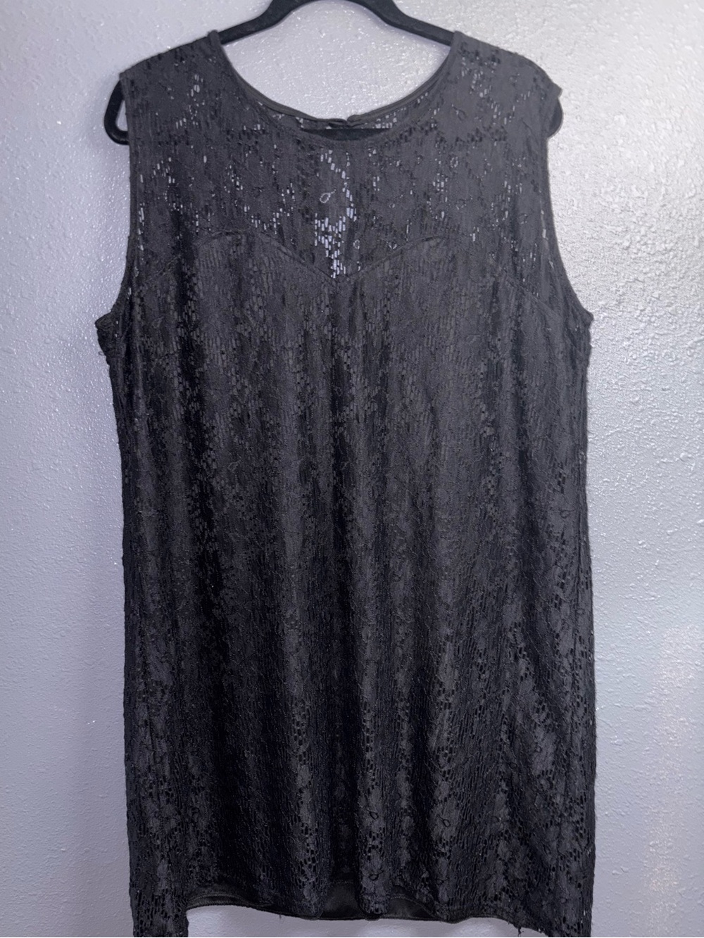Beautiful Black Lace Sleeveless Dress